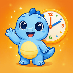 I Can Tell Time app icon — a colorful clock face designed for kids learning to tell time
